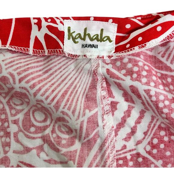 Vintage Kahala Hawaii Tropical Wrap Maxi Skirt One Size Adjustable Cotton Long - Picture 2 of 6